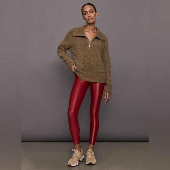 CARBON38 Half Zip Boucle‎ Pullover Sweater jn Caribou Size XS - Picture 9 of 9